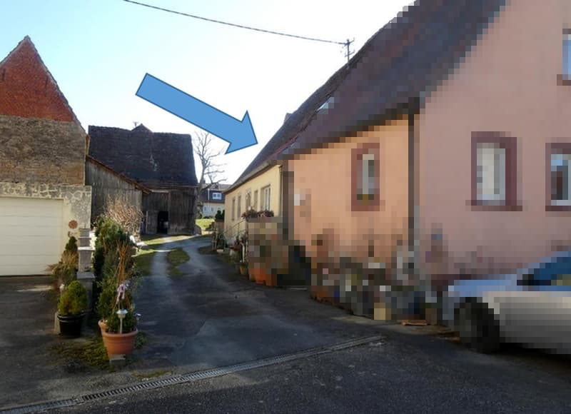 Wohnhaus, unbebaute Fläche, Ackerland